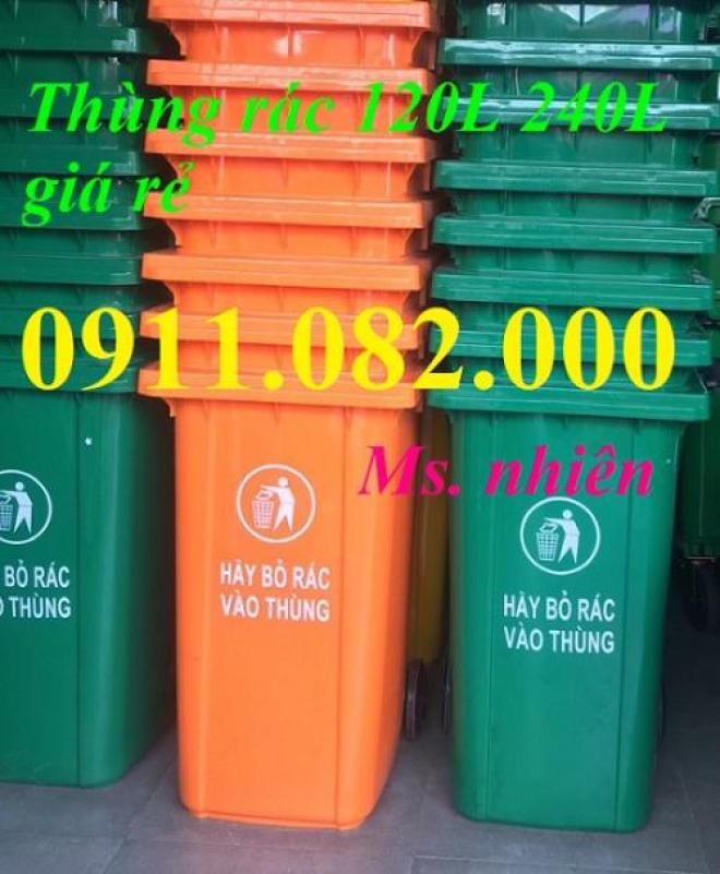 Chuyên sỉ lẻ thùng rác đạp chân, thùng nắp bật, thùng rác 120l 240l 660 giá rẻ- lh 0911082000
