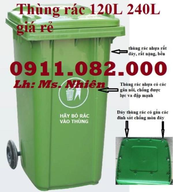 Thùng rác nhựa, thùng thu gom rác giá rẻ- thùng rác công cộng 120l, 240l, 660- lh 0911082000 Thùng rác nhựa, thùng thu gom rác giá rẻ- thùng rác công cộng 120l, 240l, 660- lh 0911082000