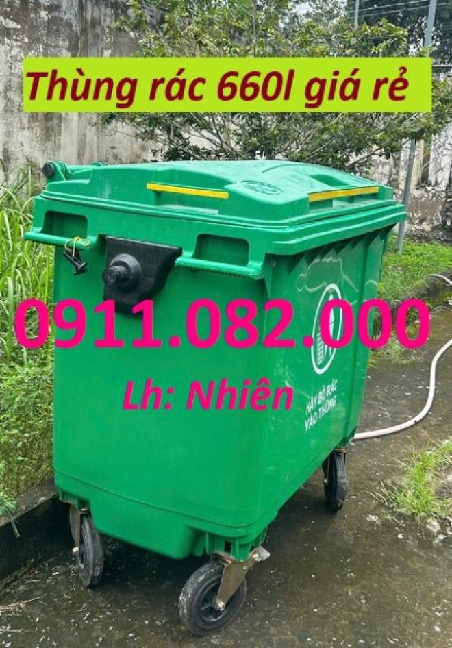 Cung cấp thùng rác 660 lít giá rẻ tại an giang- thùng thu gom rác nắp kín- lh 0911082000 Cung cấp thùng rác 660 lít giá rẻ tại an giang- thùng thu gom rác nắp kín- lh 0911082000
