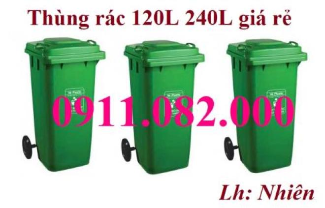 Cung cấp thùng rác giá rẻ nhất thị trường năm 2026- giảm giá đầu năm thùng rác 120l 240l 660l- lh 0911082000