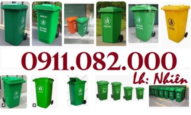 Thùng rác sỉ lẻ giá tốt hàng chất lượng- thùng rác 120l 240l màu sắc đa dạng- lh 0911082000
