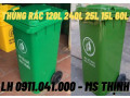 Thùng rác nhựa 120lit 240lit 660lit giá rẻ lh 0911.041.000