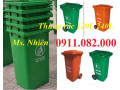 Chuyên sỉ thùng rác nhựa giá rẻ- nơi bán thùng rác 120l 240l 660l giá rẻ tại hồ chí minh-lh 0911082000