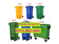 Sỉ giá rẻ số lượng thùng rác 120L 240L 660L giá rẻ tại vĩnh long- thùng rác xanh- lh 0911082000