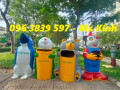 Thùng rác chim cánh cụt, thùng rác hình thú chất lượng cao - 096 3839 597 Ms Kính