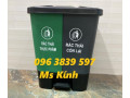 Xả kho giảm giá thùng rác nhựa 2 ngăn 20 lít đạp chân - lh 096 3839 597 Ms Kính