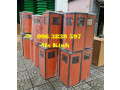 Thùng rác giả gỗ vuông, thùng rác công cộng giá rẻ - 096 3839 597 Ms Kính