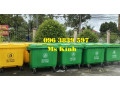 Thùng rác 660 lít, xe gom rác, thùng rác công nghiệp 660 lít giá sỉ - 096 3839 597 Ms Kính