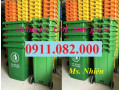 Sỉ thùng rác nhựa giá rẻ tại trà vinh-Thùng rác 120l 240l 660l giá cạnh tranh- lh 0911082000