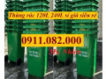 Sỉ thùng rác giá rẻ tại cần thơ- thùng rác y tế đạp chân, thùng rác 120l 240l- lh 0911082000