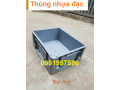 Thùng nhựa đặc có lỗ, thùng nhựa đặc BL001, thùng nhựa đặc