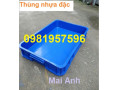 Thùng nhựa đặc cao 10 cm, sóng bít công nghiệp, sóng nhựa công nghiệp