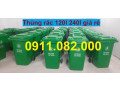 Bán thùng rác công nghiệp giá rẻ tại cần thơ, thùng rác 120l 240l- lh 0911082000