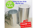 Thùng inox đựng rác sinh hoạt loại 30 lít Thùng inox đựng rác sinh hoạt loại 30 lít