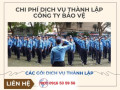 Thành lập công ty bảo vệ Đồng Nai nhanh gọn