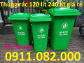 Giá sỉ thùng rác nhựa chất lượng ưu đãi- Thùng rác 120L 240L 660L giá rẻ- lh 0911082000