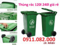 Sỉ lẻ thùng rác 120l 240L 660L giá rẻ tại cần thơ - thùng rác ngăn phân loại đủ kích thước- lh 0911082000