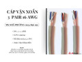 Cáp Vặn Xoắn 3 Pair 16 Awg Đà Nẵng, Huế, Quảng Trị