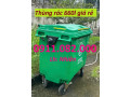 Cung cấp thùng rác 660 lít giá rẻ tại an giang- thùng thu gom rác nắp kín- lh 0911082000