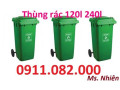 cung cấp thùng rác đạt chuẩn giá rẻ- thùng rác 120l 240l giá thấp-lh 0911082000