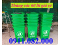 Thùng rác 60 lít giá rẻ- Thùng rác nhựa 120l 240l giá sỉ đại lý- lh 0911082000