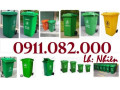 Thùng rác sỉ lẻ giá tốt hàng chất lượng- thùng rác 120l 240l màu sắc đa dạng- lh 0911082000