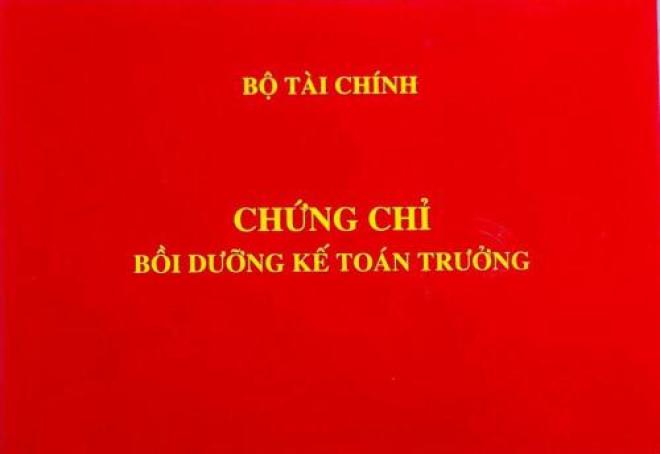Học lớp KẾ TOÁN TRƯỞNG ONLINE trên toàn quốc (Chứng chỉ Bộ tài chính cấp) Học lớp KẾ TOÁN TRƯỞNG ONLINE trên toàn quốc (Chứng chỉ Bộ tài chính cấp)
