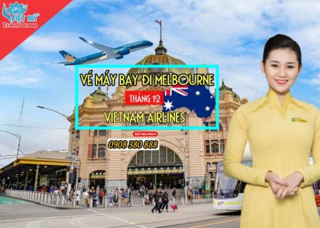 Vietnam Airlines với giá vé máy bay đi Melbourne tháng 12