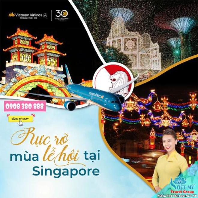 Cùng Vietnam Airlines Khám phá Mùa lễ hội tại Singapore sắp tới