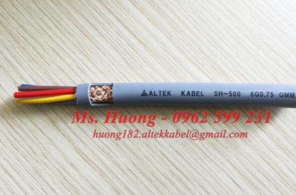 Cáp điều khiển 6 lõi Altek kabel 0.5, 0.75, 1.0, 1.5 mm2