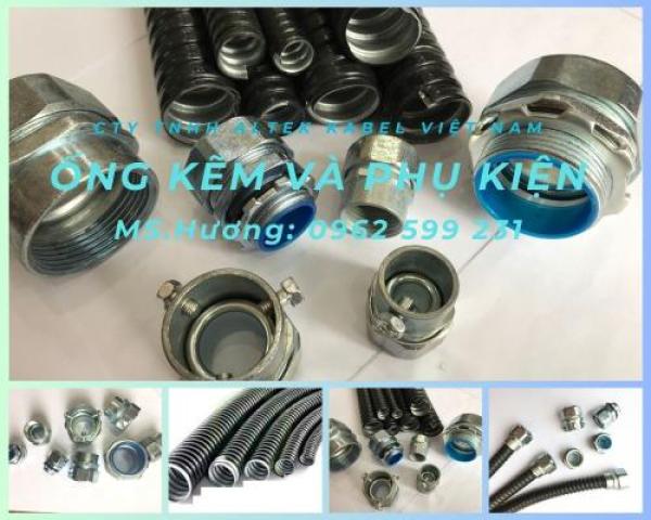 Ống ruột gà lõi thép đàn hồi, Ống kẽm bọc nhựa PVC bảo về dây điện