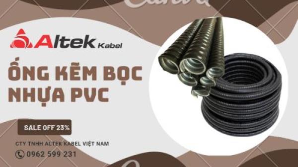 Ống ruột gà lõi thép đàn hồi, Ống kẽm bọc nhựa PVC bảo về dây điện