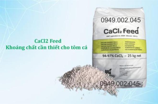 Khoáng CaCl2 Feed dạng hạt, dễ tan trong nước, nhập khẩu Hà Lan
