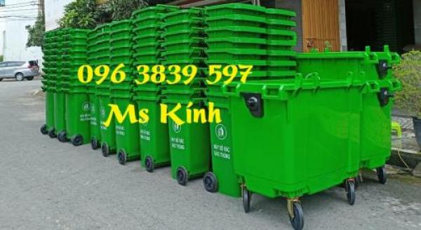 Chuyên sỉ thùng rác công cộng, thùng rác 120l, 240l, 660l - 096 3839 597 Ms Kính
