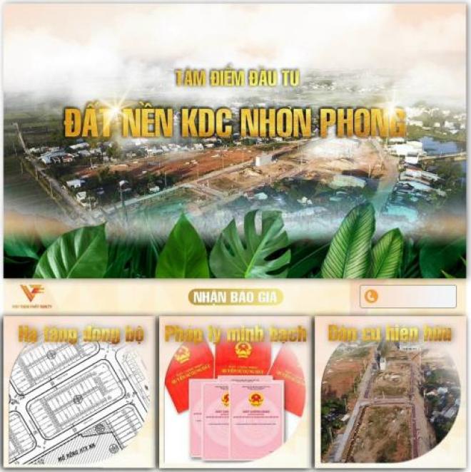 Đất nền thị xã An Nhơn, Bình Định, gần trường và chợ. Lh 0387328305
