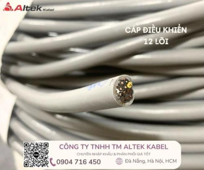 Cáp Altek Kabel 12x0.5,12x0.75,12x1.0,12x1.5 tại Hà Nội, Đà Nẵng, Hồ Chí Minh