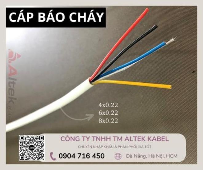 Cáp tín hiệu báo cháy Altek Kabel tại Đà Nẵng, Hà Nội, Hồ Chí Minh