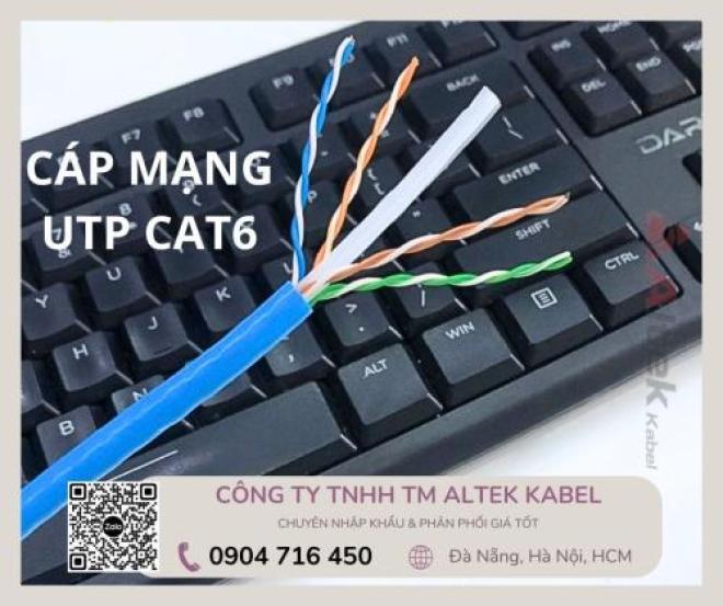 Cáp mạng Internet Cable UTP Cat 6 Đà Nẵng, Hà Nội, Hồ Chí Minh