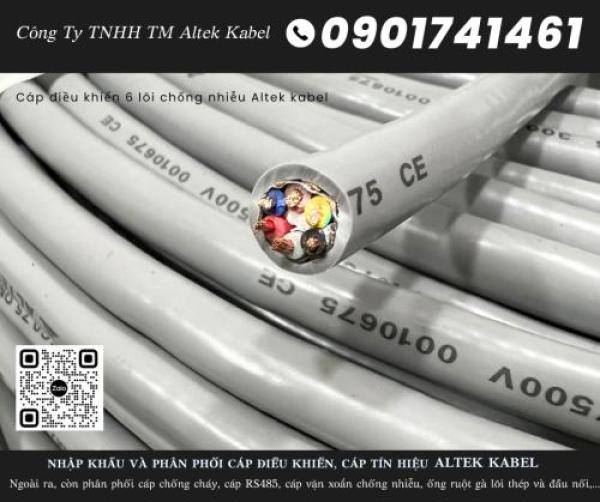 Cáp điều khiển, cáp điện 6 lõi Altek Kabel tại Quảng Ngãi