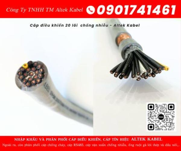 Cáp điều khiển, cáp tín hiệu 20 lõi cho hệ thống báo cháy tại Bình Định