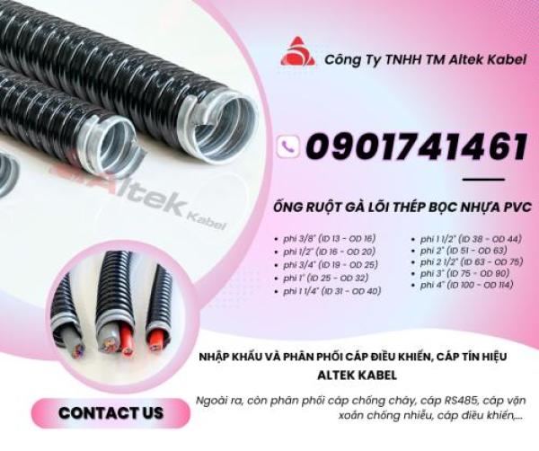 Ống ruột gà lõi thép 1/2 inch ( ID 16-OD 20) Đà Nẵng, Huế, Quảng Nam