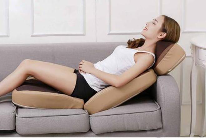 Ghế massage mini chính hãng Hàn Quốc với 30 bi hồng ngoại theo huyệt đạo cơ thể