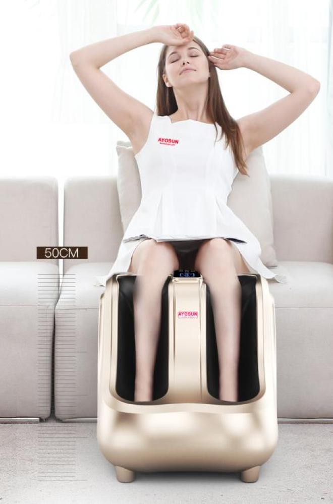 Máy massage chân 6D Hàn Quốc giúp xoa bóp ấn huyệt giảm đau chân tại nhà