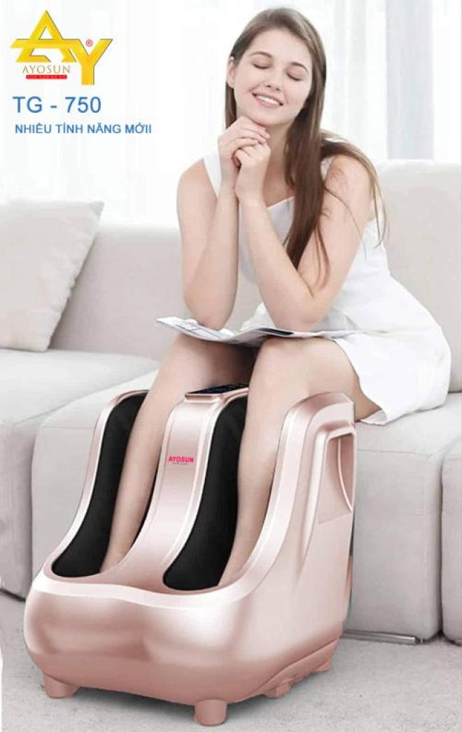 Gía tốt: máy massage giảm đau bàn chân và bắp chân cao cấp Hàn Quốc chính hãng