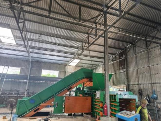 Máy ép kiện giấy vụn / Carton, Máy ép nhựa phế liệu / Chai PET, Máy ép sắt vụn / Máy ép phế liệu kim loại