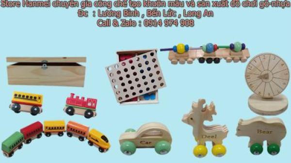 Store Hanmei chuyên sản xuất đồ chơi khuôn nhựa / gỗ theo yêu cầu khách hàng