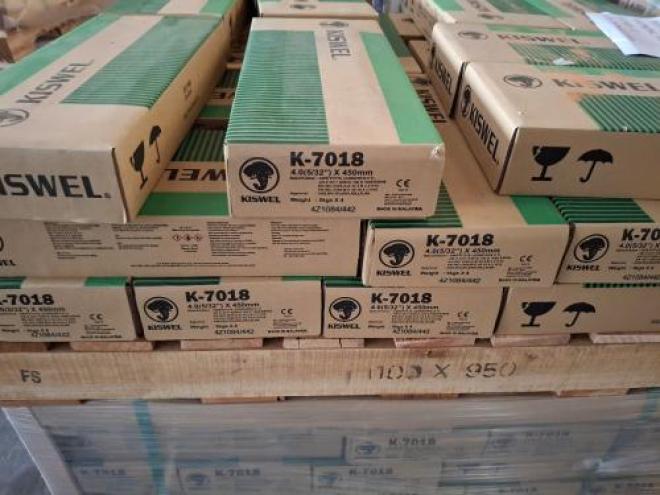 Que hàn chịu lực Kiswel K-7018( E7018) Que hàn chịu lực Kiswel K-7018( E7018)