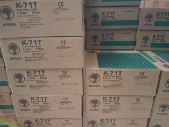 Dây hàn lõi thuốc Săt 1.2mm Kiswel K-71T (15kg) Dây hàn lõi thuốc Săt 1.2mm Kiswel K-71T (15kg)