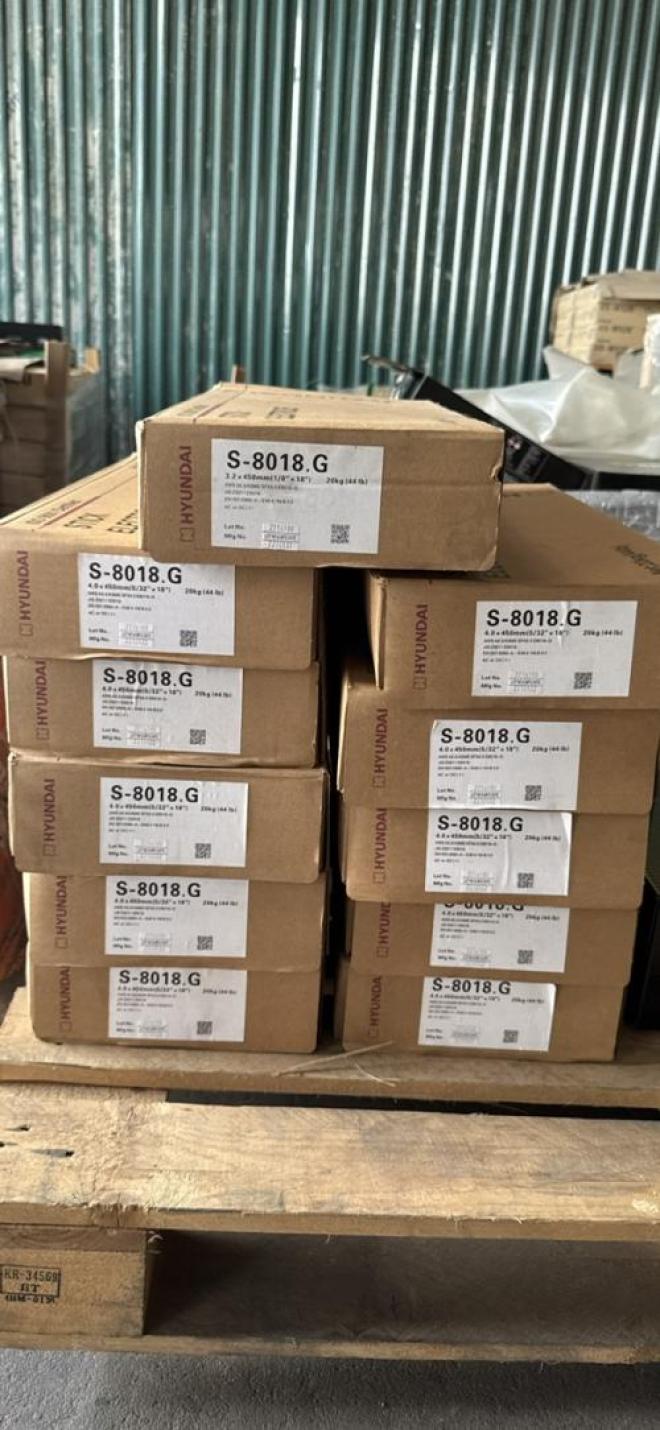 Que hàn S-8018.G Hyundai tiêu chuẩn que hàn chịu lực ... Que hàn S-8018.G Hyundai tiêu chuẩn que hàn chịu lực ...
