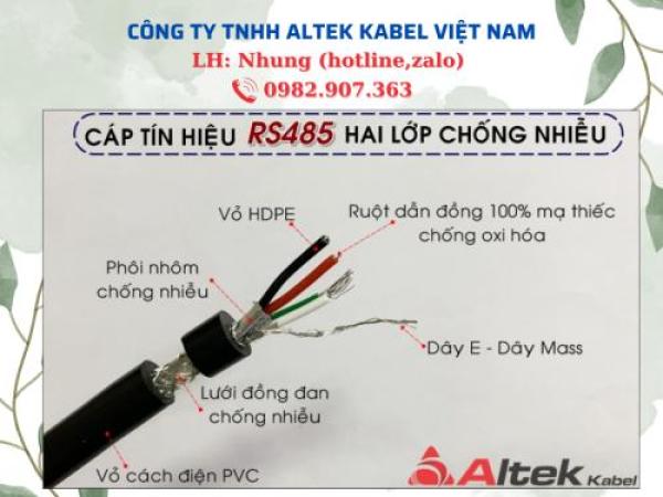 Cung cấp cáp Altek Kabel RS 485 vặn xoắn chính hãng